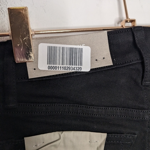 EVERLANE Black Curvy Authentic Stretch High Rise Skinny Jean NEW 23 Ankle - Picture 8 of 8